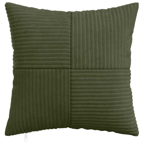 Калъфка за възглавница 2 pcs ALMELO Зелено 50 x 50 cm кордурой