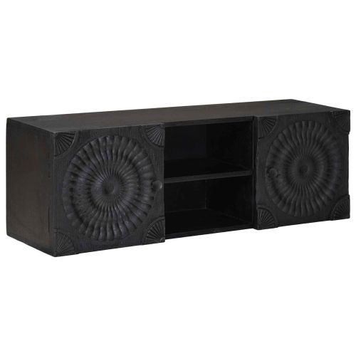 ТВ шкаф Черен 105 x 30 x 35 см