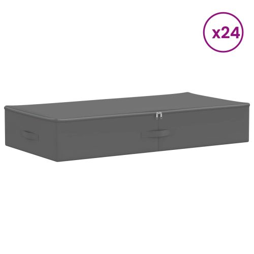 Кутия за съхранение 24 бр. Нетъкан текстил 100 x 50 x 18 см