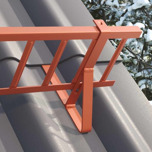 Поддръжка на снегозащита 2 бр. Червено 29,5 x 3 x 34,5 см
