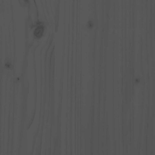 Бюро, сиво, 110x50x75 см, борово дърво масив