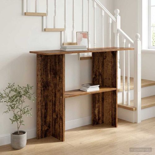 Конзолна маса Старо дърво 100 x 30 x 75 см Инженерна дървесина