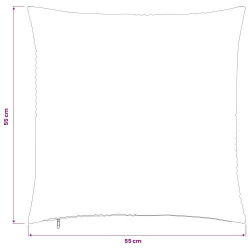 Калъфка за възглавница 6 pcs ALMELO Антрацит 55 x 55 см