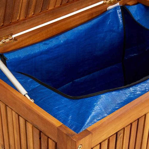 Градинска кутия за съхранение 175x50x58 см акациево дърво масив