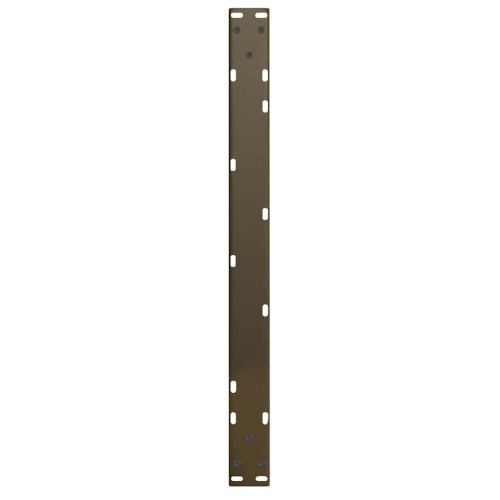 Крака за масичка за кафе, V-образни, 2 бр., естествена стомана, 70 x (42-43,3) см, стомана