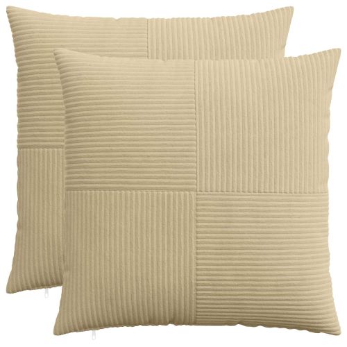 Калъфка за възглавница 2 pcs ALMELO Сивозелен 55 x 55 см