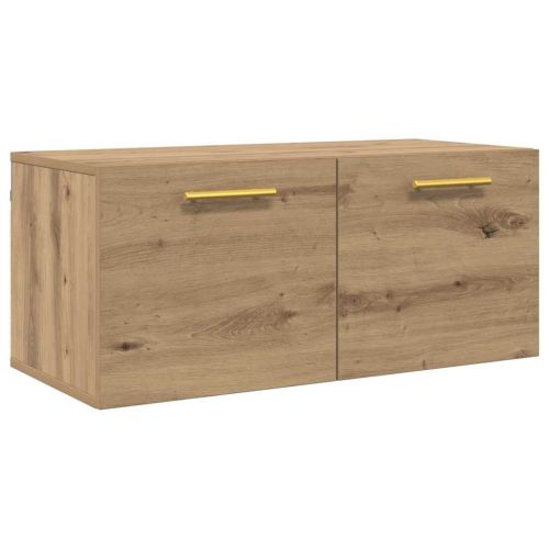 Стенен шкаф 80 x 36.5 x 35 cm Инженерна дървесина дъб артизан