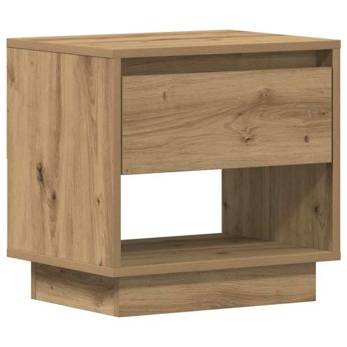 Нощна маса 2 бр. Дъб 45 x 34 x 44 см Инженерна дървесина
