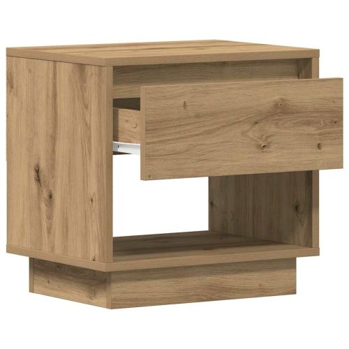 Нощна маса 2 бр. Дъб 45 x 34 x 44 см Инженерна дървесина