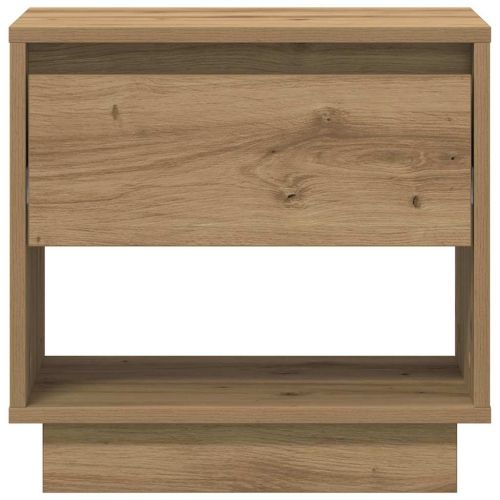 Нощна маса 2 бр. Дъб 45 x 34 x 44 см Инженерна дървесина