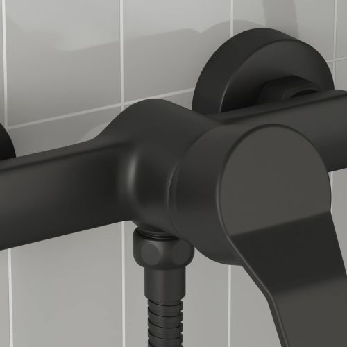 Смесител за душ Черен G 1 / 2 инча Месинг