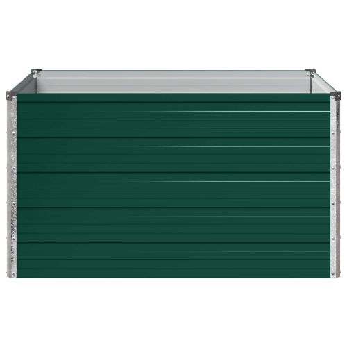 Вдигната леха за градина Зелено 100 x 80 x 55 см