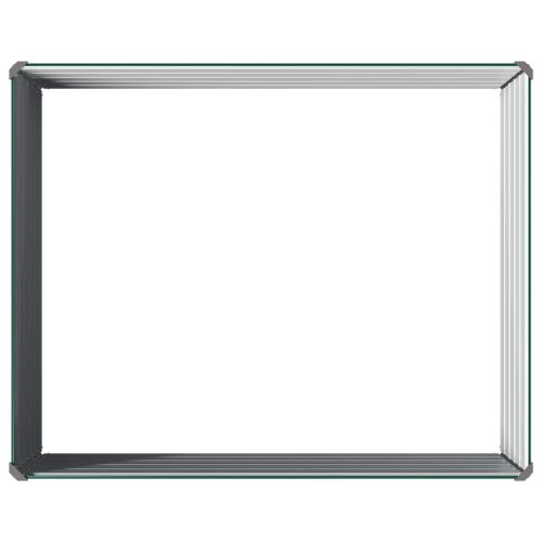 Вдигната леха за градина Зелено 100 x 80 x 55 см