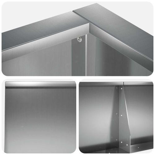 Задържащи стени 8 бр. 300 x 100 x 30 см Поцинкована стомана