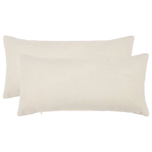 Калъфка за възглавница 2 pcs HEERLEN Кремаво 40 x 80 cm Букле