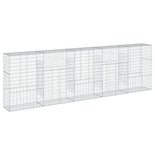 Габионна кошница с покритие, 500x50x150 см, поцинковано желязо