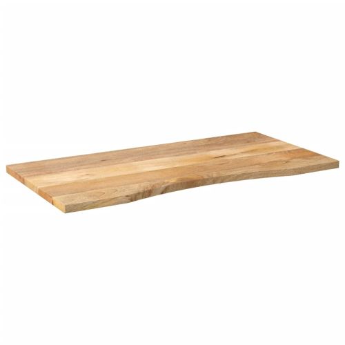 Плот за бюро с извивка 140x60x2,5 см грубо мангово дърво масив