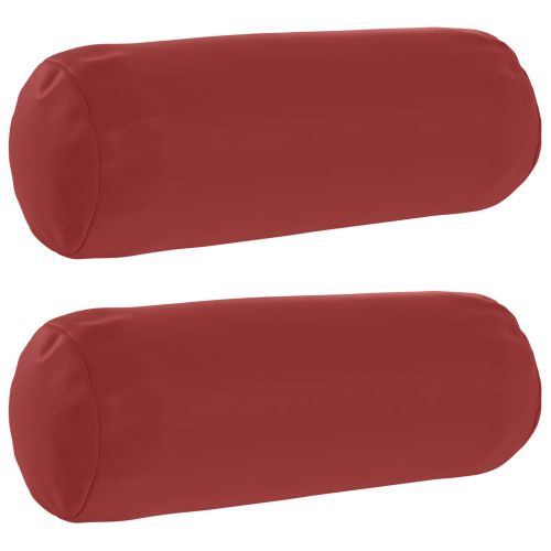 Калъфка за възглавница 2 pcs HEERLEN Виненочервен Ø 15 x 40 см