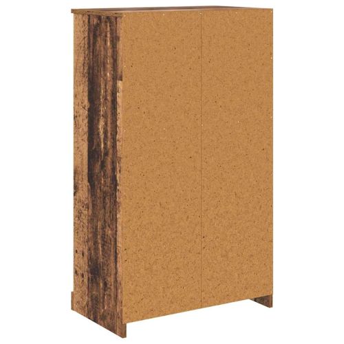 Висок шкаф Старо дърво 60 x 35,5 x 103,5 см Инженерна дървесина
