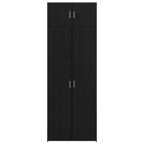 Шкаф за съхранение 3 бр. Черния дъб 80 x 42,5 x 225 см