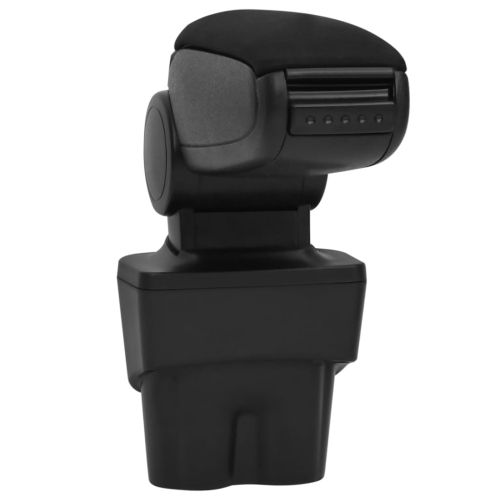 Подлакътник за кола черен 17x32x(35,5-52) см ABS