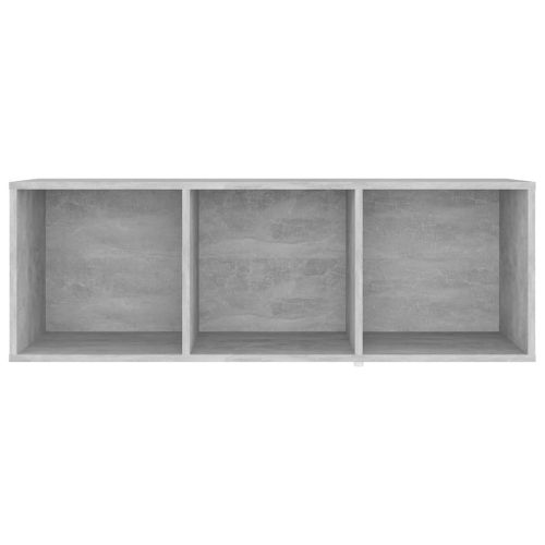ТВ шкафове, 4 бр, бетонно сиви, 107x35x37 см, инженерно дърво