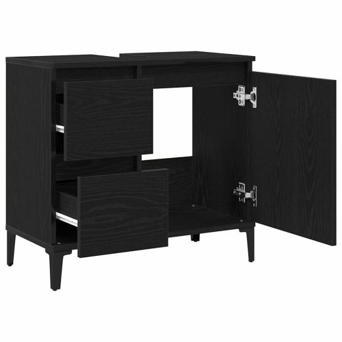 Шкаф за баня Черния дъб 65 x 33 x 60 см Инженерна дървесина