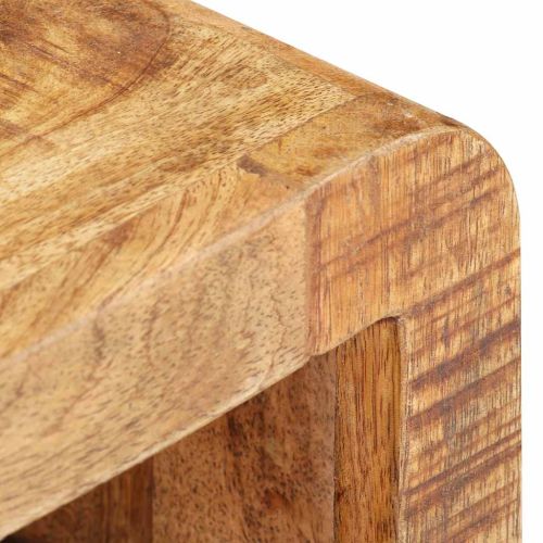 Нощно шкафче 30x30x41 см грубо мангово дърво