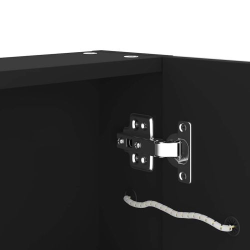 LED шкаф с огледало за баня, 50x13x70 см