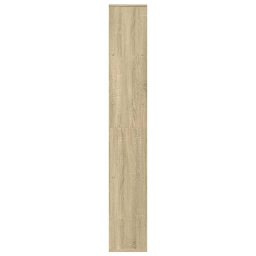 Разделител за стая / библиотека, сонома дъб, 67x25x161,5 см