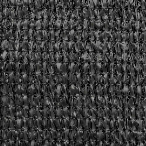 Балконски екран, HDPE, 90x400 см, антрацитно сиво