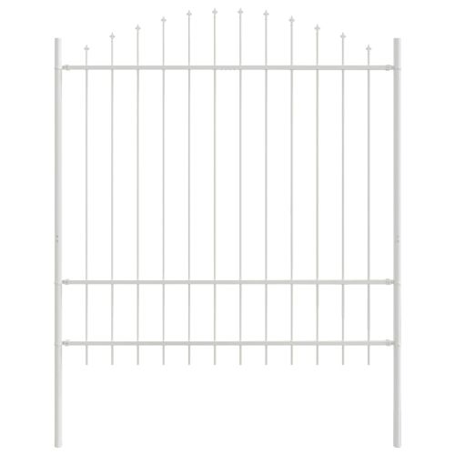 Градска ограда WOERDEN 3 бр. 170 x 215 см Бяло
