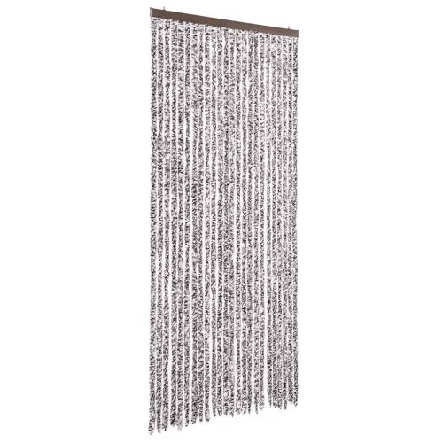 Завеса против насекоми, кафяво и бежово, 100x220 см, шенил
