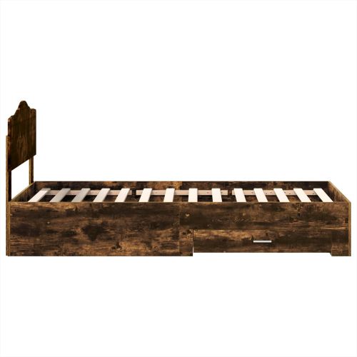 Рамка за легло Димян дъб 100 x 200 cm Инженерна дървесина