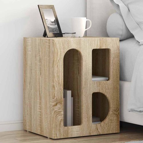 Нощно шкафче ELST Сонома дъб 40 x 35 x 50 см