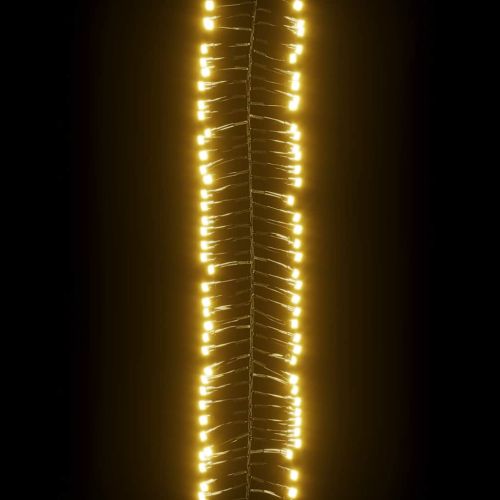 LED клъстърен стринг с 1000 LED топло бяло PVC