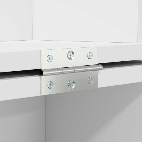 Студио бюро Бяло 130 x 40 x 19,5 см Инженерна дървесина