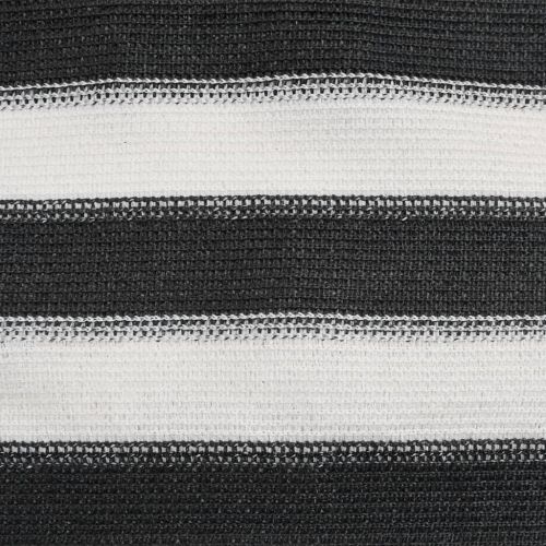 Засенчваща мрежа антрацит и бяло 1,5x25 м HDPE 75 г/м²