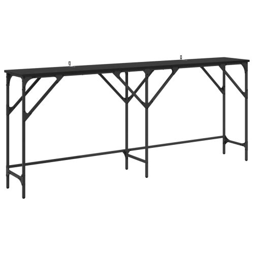 Конзолна маса Черния дъб 180 x 30 x 75 см Инженерна дървесина