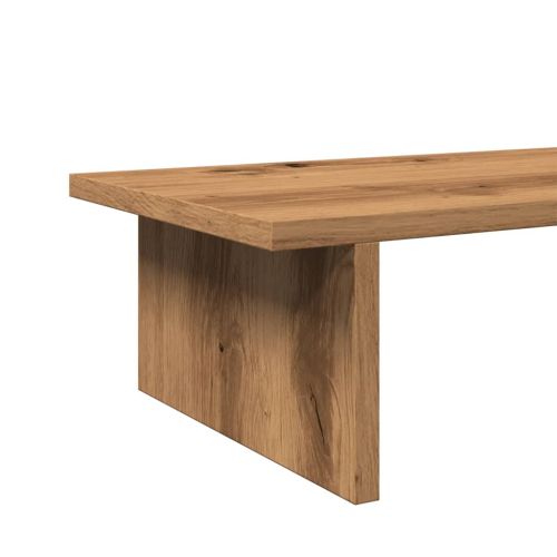 Поставка за монитор, дъб артизан, 100x27x15 см, инженерно дърво