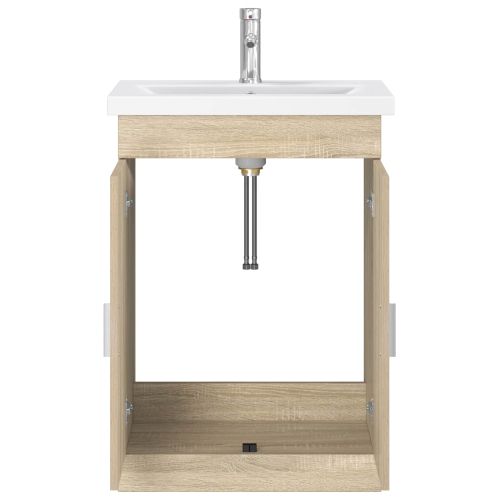 Комплект мебели за баня Дъб сонома 61 x 40 x 84,5 см