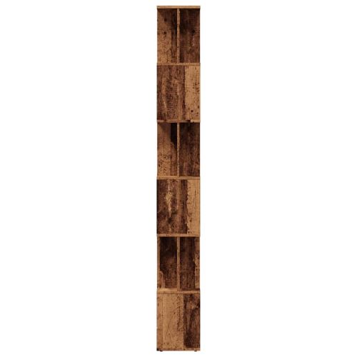 Шкаф за книги от старо дърво 80x24x192 cm Инженерна дървесина