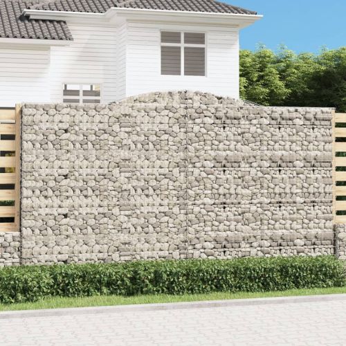 Габиони кошници арка 10 бр 400x50x220/240 см поцинковано желязо