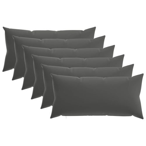 Калъфка за възглавница 6 pcs HEERLEN Антрацит 40 x 70 cm