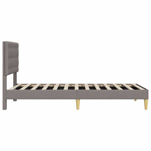 Рамка за легло с таблото Таупе 90 x 200 cm Текстил