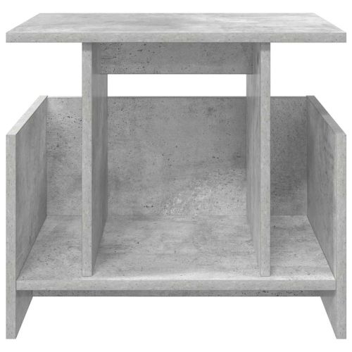 ТВ стойка 50 x 35 x 45 cm Циментено сиво Инженерна дървесина
