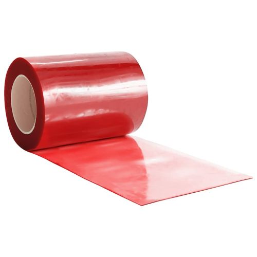 Завеса за врата червена 300x2,6 мм 25 м PVC