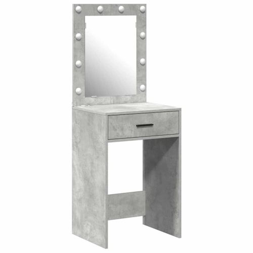 Тоалетка Циментено сиво 50 x 41 x 135 см Инженерна дървесина
