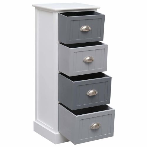 Страничен шкаф 35x30x90 см дърво пауловния