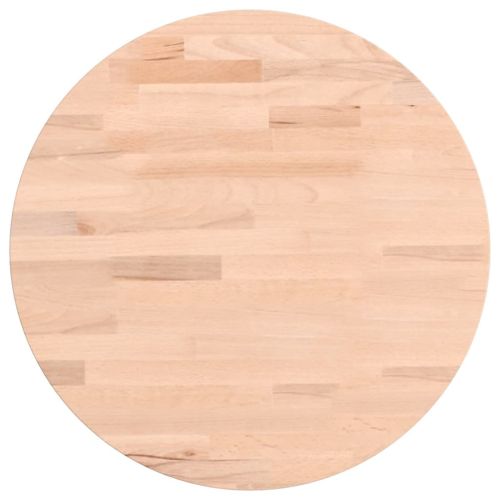 Плот за маса Ø40x4 см кръгъл масивен бук